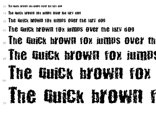 48 Ver Lost font waterfall